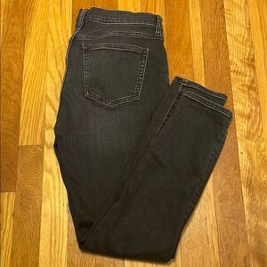 J Crew Toothpick Black Denim Jeans